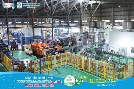 Dây chuyền sản xuất nước ion kiềm i-on Life – Chất lượng được kiểm soát mỗi bước
