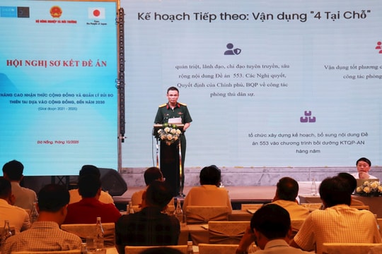 Nâng cao nhận thức cộng đồng và quản lý rủi ro thiên tai dựa vào cộng đồng