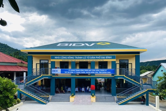 Dấu ấn BIDV Quảng Nam từ các công trình an sinh xã hội