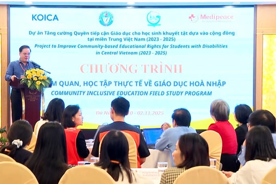Tăng cường quyền tiếp cận giáo dục cho học sinh khuyết tật dựa vào cộng đồng