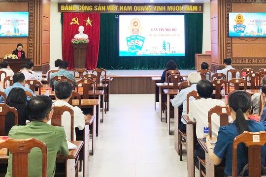 Đảng ủy phường Tam Kỳ ra mắt ấn phẩm “Bản tin nội bộ - Tài liệu sinh hoạt chi bộ”