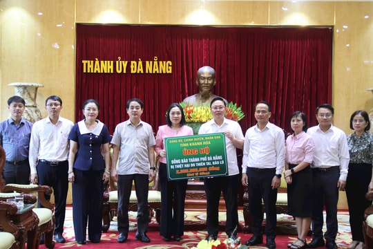 Khánh Hòa ủng hộ Đà Nẵng 2 tỷ đồng hỗ trợ người dân khắc phục hậu quả lũ lụt