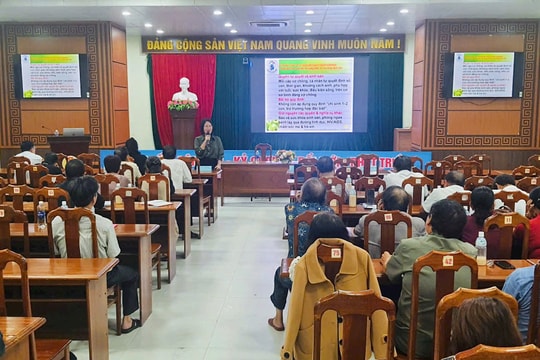 Phường Tam Kỳ tổ chức hội nghị tuyên truyền khuyến sinh và công tác dân số