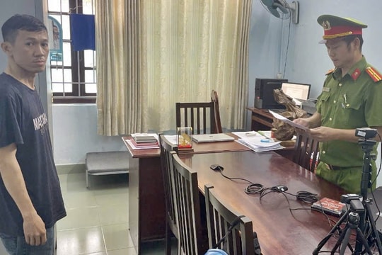 Công an xã Núi Thành bắt đối tượng tàng trữ, sử dụng trái phép chất ma túy