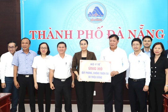 Bộ Y tế kiểm tra công tác xử lý môi trường, phòng chống dịch bệnh sau mưa lũ tại Đà Nẵng