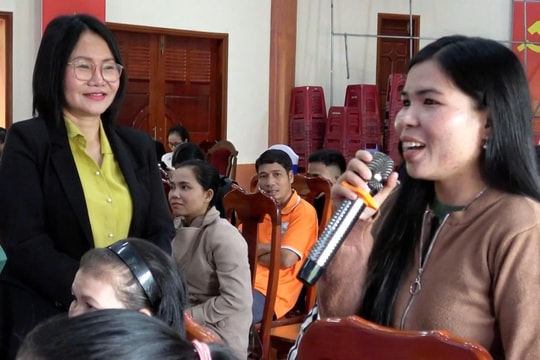 Xã Sông Kôn tập huấn công tác bình đẳng giới cho hơn 100 cán bộ thôn