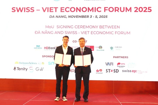 Đà Nẵng ký kết hợp tác với Diễn đàn Kinh tế Thụy Sĩ - Việt Nam