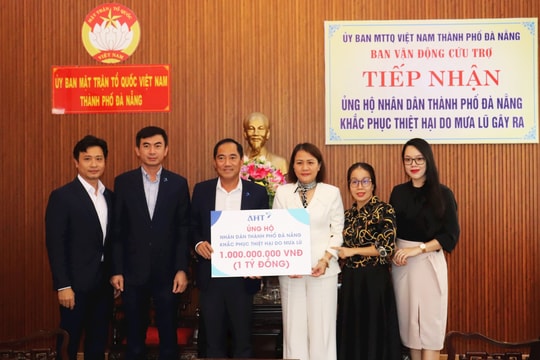 Công ty Cổ phần Đầu tư khai thác nhà ga Quốc tế Đà Nẵng hỗ trợ 1 tỷ đồng khắc phục hậu quả mưa lũ