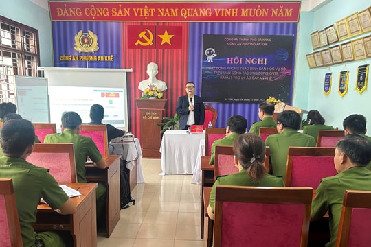 Công an phường An Khê ra mắt trợ lý ảo