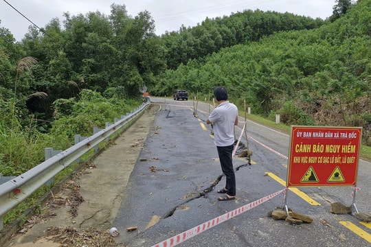 Vùng cao Đà Nẵng khẩn cấp ứng phó bão số 13