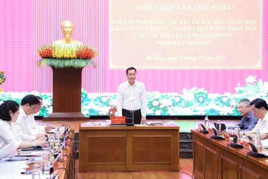 Thành lập Ban Chỉ đạo bầu cử đại biểu Quốc hội khóa XVI và bầu cử đại biểu HĐND các cấp trên địa bàn thành phố Đà Nẵng nhiệm kỳ 2026 - 2031