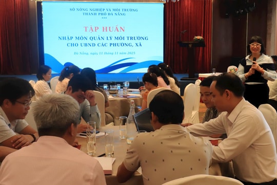 Đà Nẵng nâng cao nghiệp vụ chuyên môn cho cán bộ cơ sở phụ trách môi trường