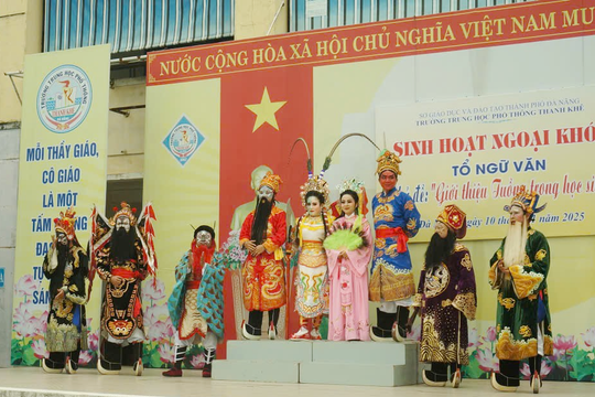 Đưa tuồng vào học đường: Nuôi dưỡng tình yêu nghệ thuật dân tộc trong thế hệ trẻ