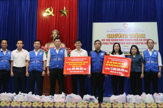 Thành phố Hồ Chí Minh hỗ trợ Đà Nẵng 15 tỷ đồng để khắc phục thiệt hại do mưa lũ