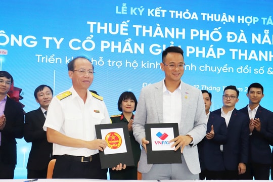 Thuế thành phố Đà Nẵng ký kết hợp tác hỗ trợ hộ kinh doanh triển khai hóa đơn điện tử