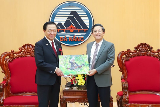 Lãnh đạo thành phố tiếp Thống đốc tỉnh Kanagawa (Nhật Bản) thăm, làm việc tại Đà Nẵng