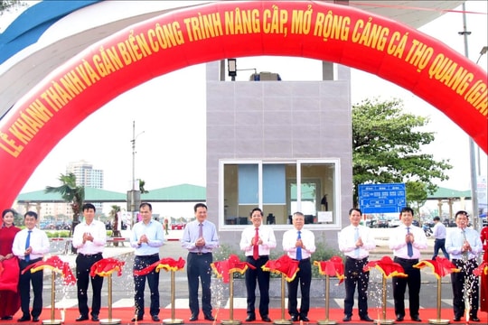 Khánh thành công trình nâng cấp, mở rộng Cảng cá Thọ Quang (giai đoạn 2)