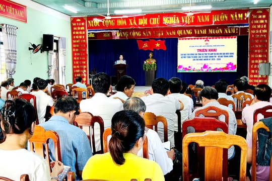 Mặt trận phường Điện Bàn Đông quán triệt chỉ đạo của Tổng Bí thư Tô Lâm về công tác mặt trận