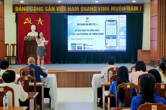 Tam Kỳ tập huấn chương trình “5 Sao - số hóa dịch vụ dân sinh, kiến tạo phường, xã thông minh”