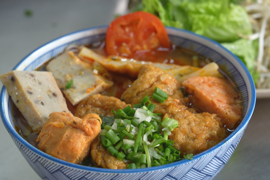 ‘Bun Cha Ca’ (fried fish cake noodle soup) - A specialty of Da Nang