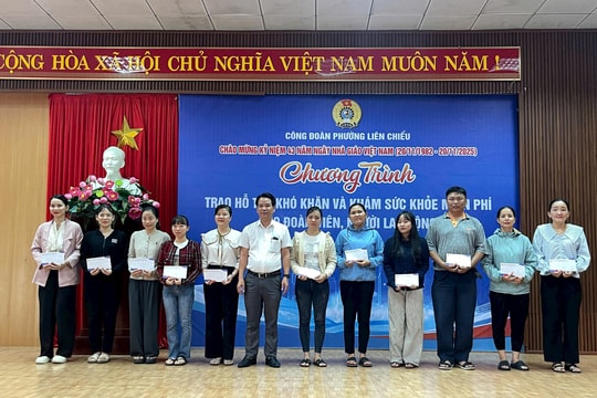 Phường Liên Chiểu hỗ trợ, khám sức khỏe miễn phí cho giáo viên ngoài công lập