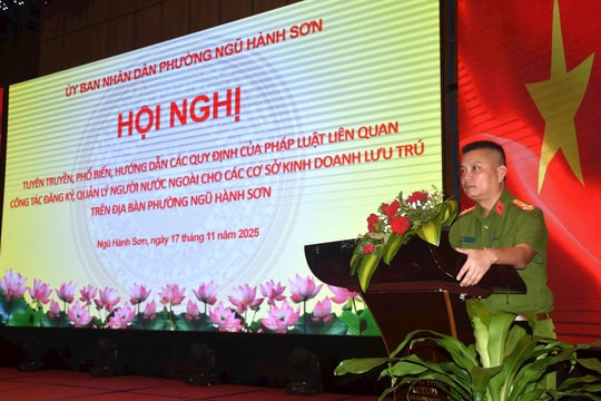 Phường Ngũ Hành Sơn siết chặt quản lý lưu trú liên quan đến người nước ngoài