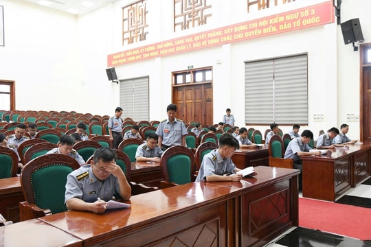 Chi đội Kiểm ngư số 3 tổ chức hội thi bí thư chi bộ giỏi năm 2025