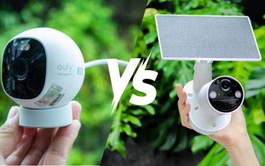 So sánh camera ngoài trời có dây và không dây