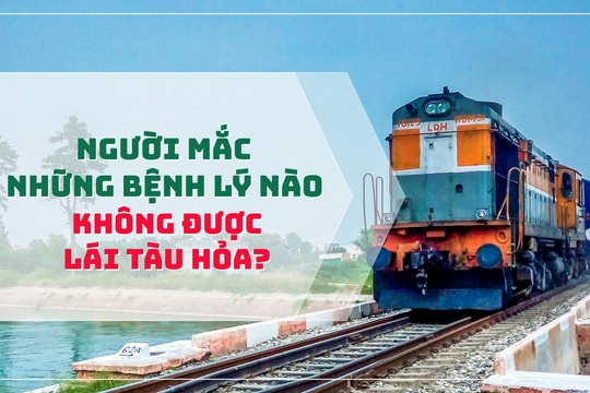 Người mắc những bệnh lý nào không được lái tàu hỏa?