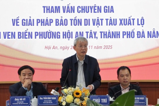 Sẽ khai quật di vật tàu cổ Hội An Tây vào mùa hè năm sau