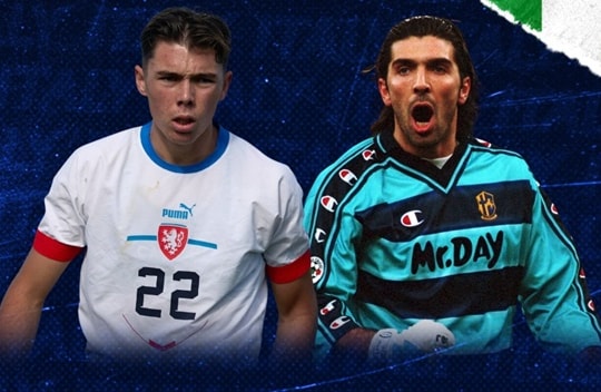 Con trai Buffon gây sốt với hai hat-trick cho U19 Séc