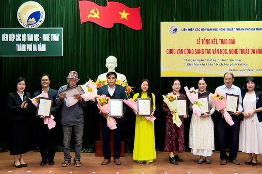 Trao giải thưởng Cuộc vận động sáng tác văn học, nghệ thuật Đà Nẵng năm 2025
