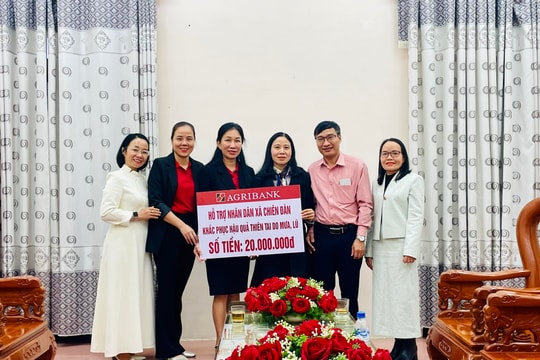 Ngân hàng Agribank, Chi nhánh Phú Ninh hỗ trợ người dân xã Chiên Đàn