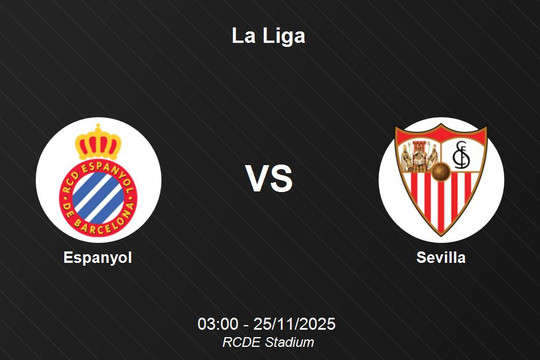 Nhận định Espanyol vs Sevilla - La Liga, 03:00 ngày 25/11