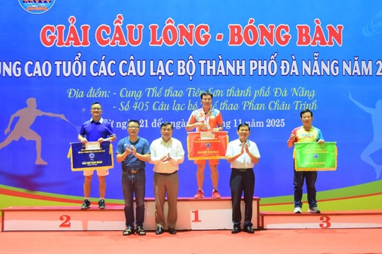 Giải cầu lông, bóng bàn trung cao tuổi: Tài Thiện Phú 1, Công đoàn Trường Đại học Bách khoa nhất toàn đoàn