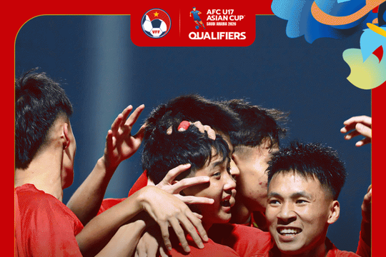 U17 Việt Nam đại thắng 14-0, chiếm ngôi đầu bảng