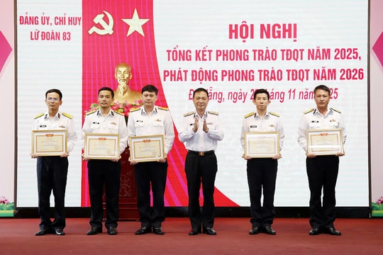 Lữ đoàn Công binh 83 Hải quân hoàn thành tốt và xuất sắc mọi nhiệm vụ được giao