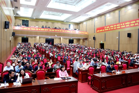 Tập huấn công tác văn phòng cấp ủy năm 2025