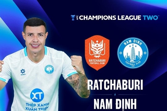 Nam Định bế tắc trước Ratchaburi sau hiệp một áp đảo