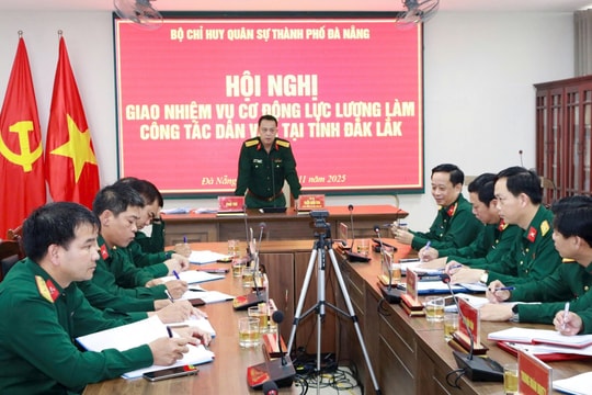 Đà Nẵng điều động 60 cán bộ, chiến sĩ giúp nhân dân tỉnh Đắk Lắk khắc phục hậu quả mưa lũ