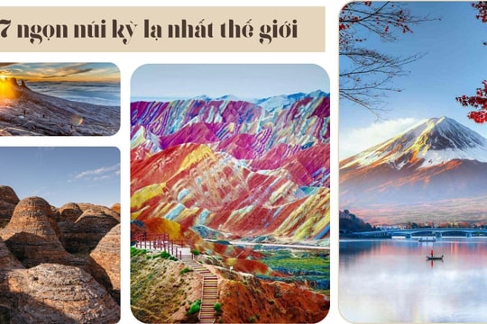 7 kỳ quan địa chất: Khám phá những ngọn núi kỳ lạ nhất
