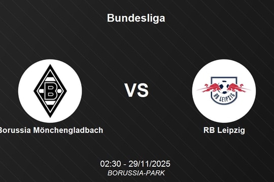 Nhận định Borussia Mönchengladbach vs RB Leipzig - Bundesliga