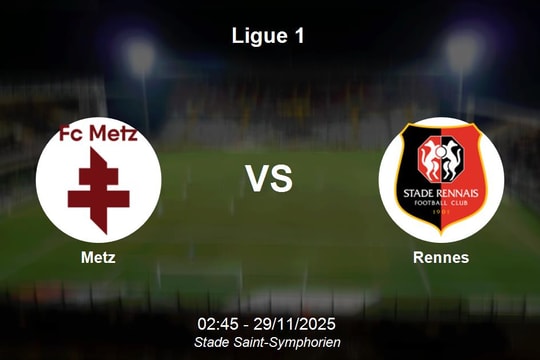 Nhận định Metz vs Rennes - Ligue 1: Phong độ ủng hộ Rennes