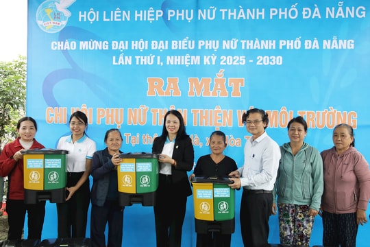 Ra mắt mô hình “Chi hội phụ nữ thân thiện với môi trường” đầu tiên của thành phố Đà Nẵng