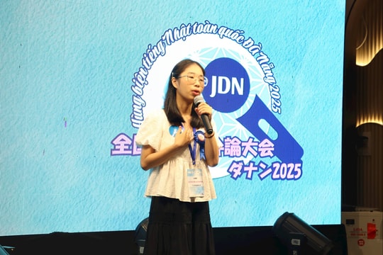 10 sinh viên xuất sắc từ các trường đại học dự thi hùng biện tiếng Nhật toàn quốc 2025 tại Đà Nẵng