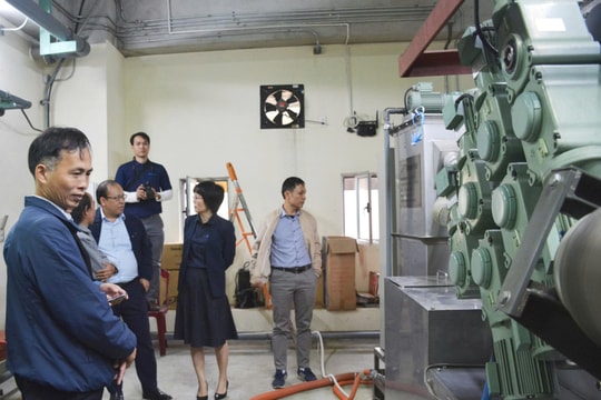 Chuyển giao công nghệ ép bùn Nhật Bản cho Nhà máy xử lý nước thải Chùa Cầu - Hội An