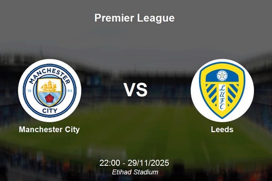 Nhận định Manchester City vs Leeds - Premier League