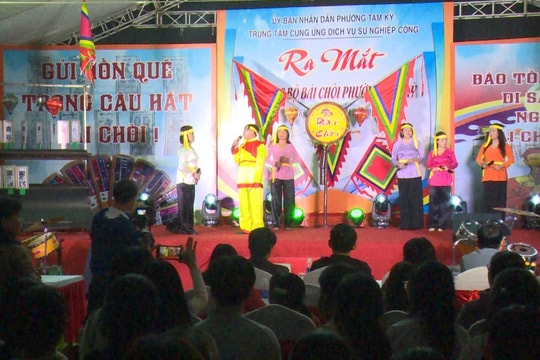 Ra mắt Câu lạc bộ Bài chòi phường Tam Kỳ