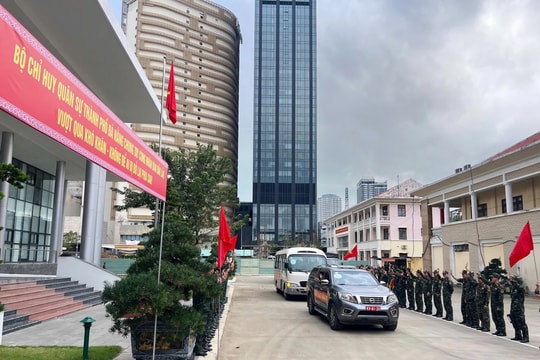 Bộ Chỉ huy Quân sự thành phố Đà Nẵng xuất quân hỗ trợ tỉnh Đắk Lắk khắc phục hậu quả mưa lũ