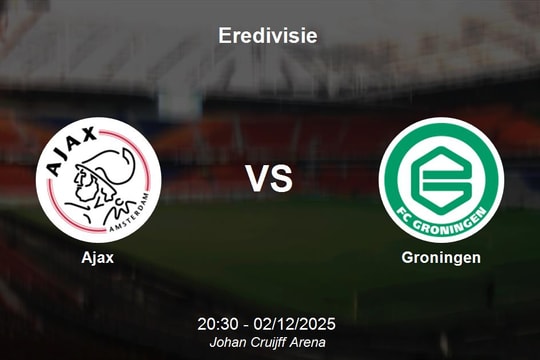 Nhận định Ajax vs Groningen - Eredivisie: Cùng 20 điểm